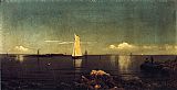 Afternoon Canvas Paintings - A Summer Afternoon Boston Harbor